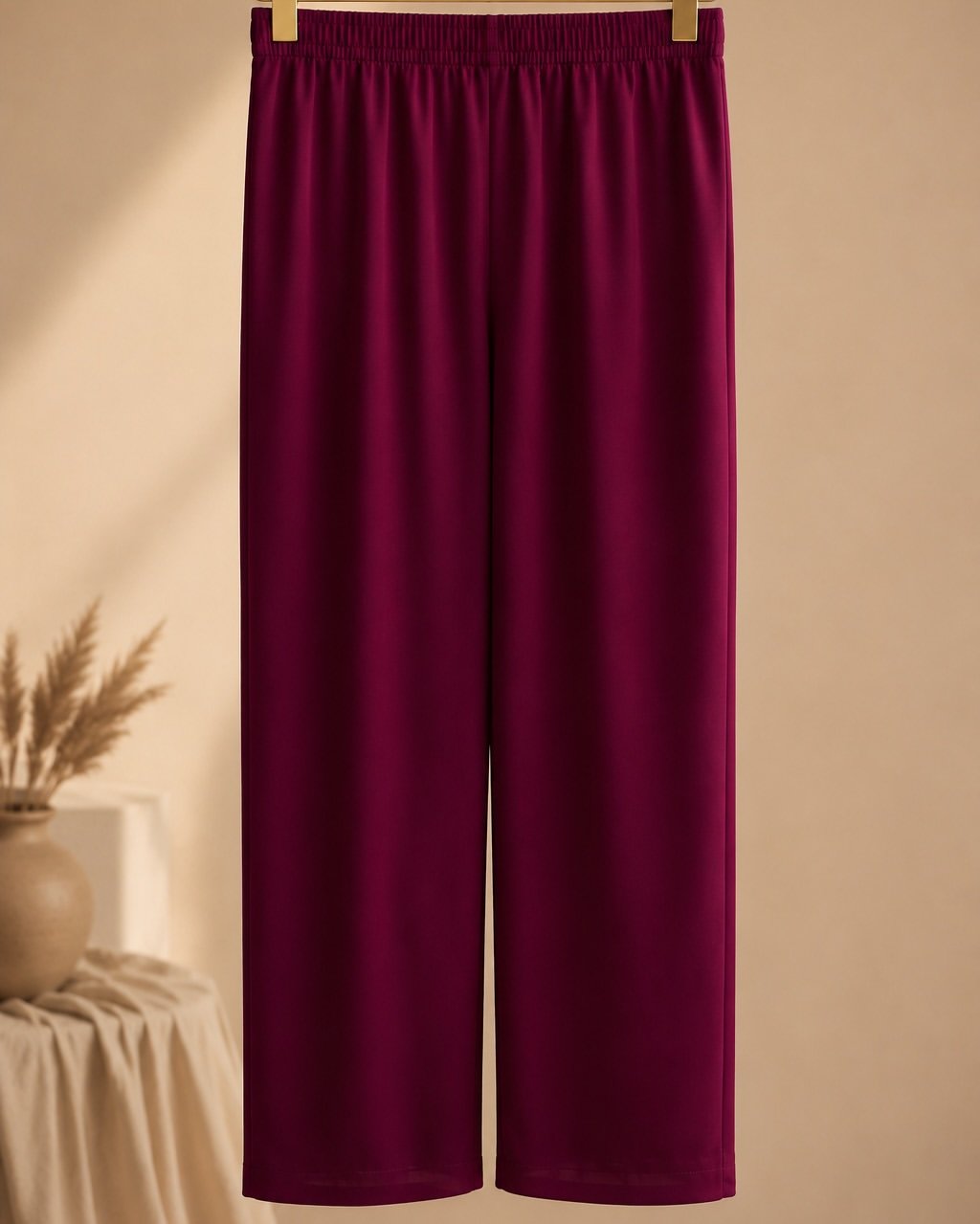 Deep Magenta Formal Suit with Matching Dupatta - Image 4